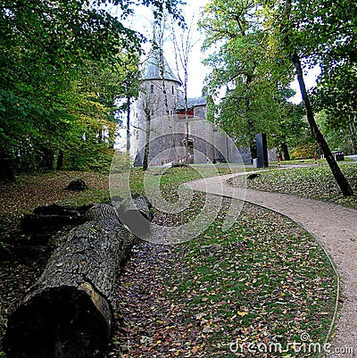 Castell Coch South Wales Editorial Stock Photo