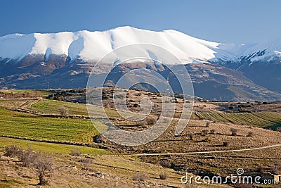 Olympus Mountain Stock Photo