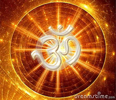 Om Symbol Stock Photo