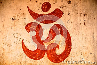 The OM Symbol Stock Photo