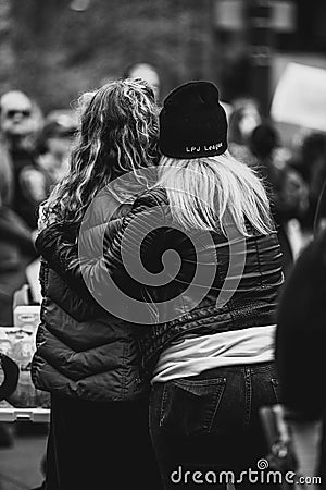 Omaha Pro-Choice Rally Editorial Stock Photo