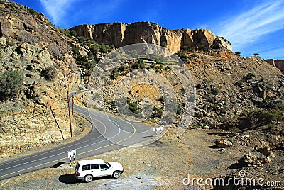 Oman road trip Editorial Stock Photo