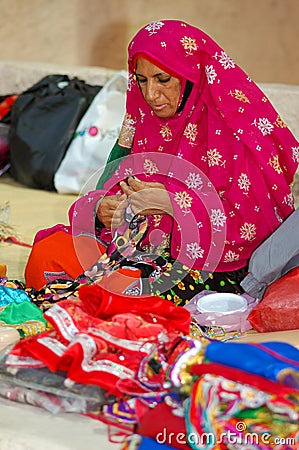 Omani Woman Editorial Stock Photo