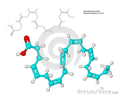 Omega-3 fatty acid (DHA) Stock Photo