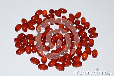 Omega. Omega fish oil. Omega vitamin gel capsule. Omega pills. Stock Photo