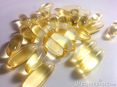Omega pills Stock Photo