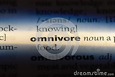 omnivore Stock Photo