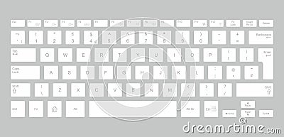 Ð¡omputer keyboard. vector illustration Vector Illustration