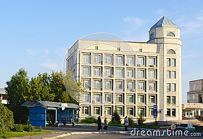 OMSK, RUSSIA - September 13, 2011: building of rehabilitation center 'Omckiy' Editorial Stock Photo