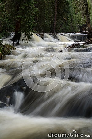 Onahu Creek - Rocky Mountain National Park Stock Photo