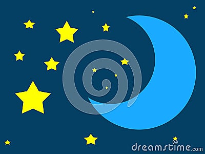 Once in a Blue Moon... Stock Photo
