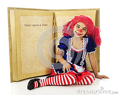 Once Upon a Time Living Rag Doll Stock Photo