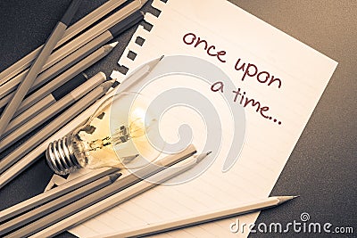 Once upon a time Stock Photo