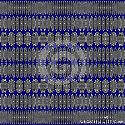 oncentric Circles and Ovals Stripe Pattern Stock Photo
