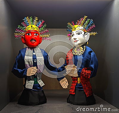 ondel-ondel Betawi traditional doll Editorial Stock Photo