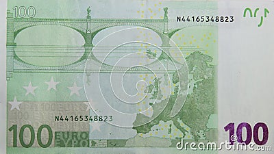 100 euros Editorial Stock Photo