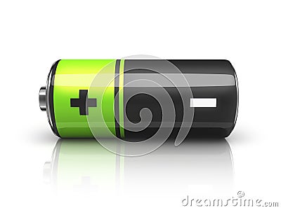 One battery Stock Photo