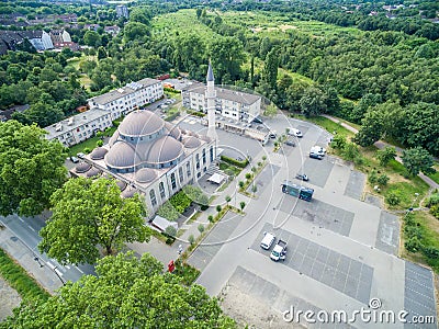 One of the biggest mosques in Germany under the sun Editorial Stock Photo