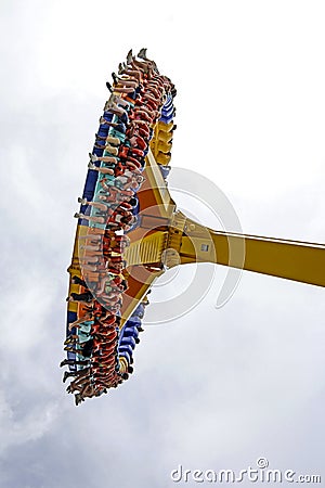 Cedar Point Amusement Park ride Editorial Stock Photo