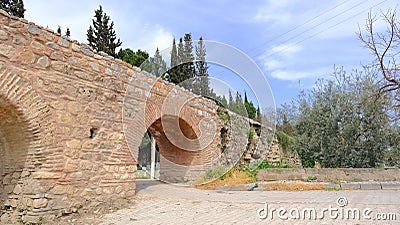 One of the entrance gate of ancient city of iznik nicaea Stock Photo