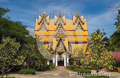 At Wat Wang Wiwekaram Stock Photo