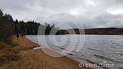 One of the Lakes in Algonquin Prov Park Stock Photo