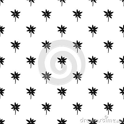 One little leaf pattern, simple style Vector Illustration