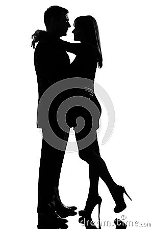 one lovers couple man woman hugging tenderness 22651756