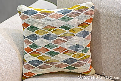 Rhomb Pillow Stock Photo