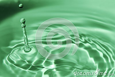 126.One or more drops of water splashing into waves and undefined shapes. Wallpaper Stock Photo