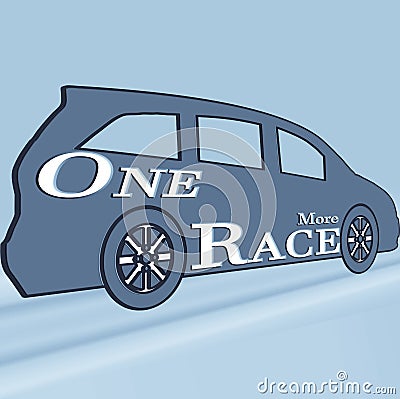 One more race for sucess Stock Photo