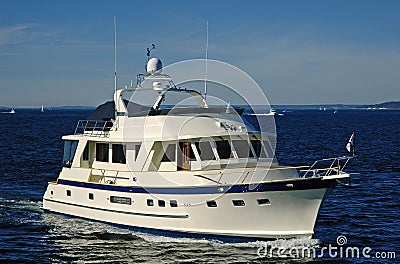 One Nice Yacht Stock Photo