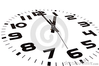 One o'clock Stock Photo