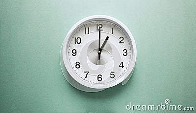 One o`clock Stock Photo