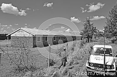 One out of four schools rebuilt by the Kenya Red Cross in Eldoret, Rift Valley Editorial Stock Photo