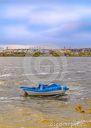 One pedal boat in a lovely beach Stock Photo