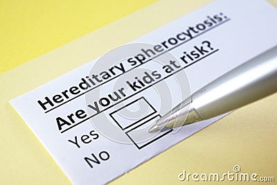 Questionnaire Stock Photo