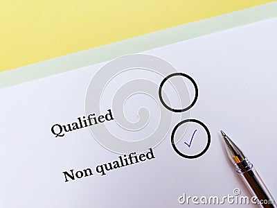 Questionnaire Stock Photo