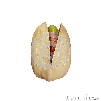 One pistachio nut Stock Photo
