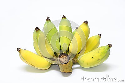 One ripe pisang awak comb. Stock Photo