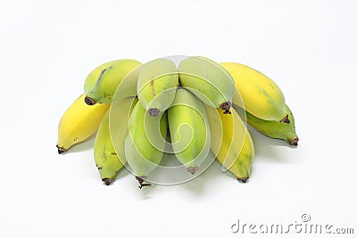 One ripe pisang awak comb. Stock Photo