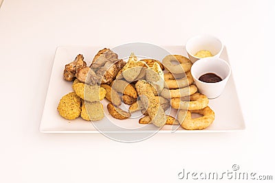 One of the simplest and most delicious appetizers that exist Stock Photo