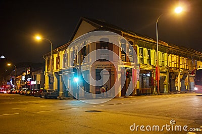 Singapore heritage buildings Editorial Stock Photo