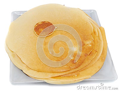 One small pancake Stock Photo