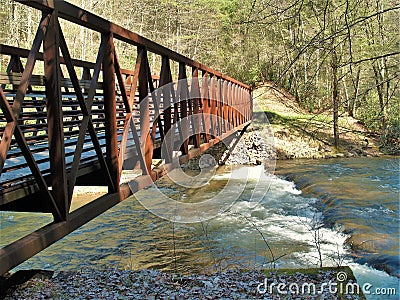 Virginia Creeper Trail Stock Photo