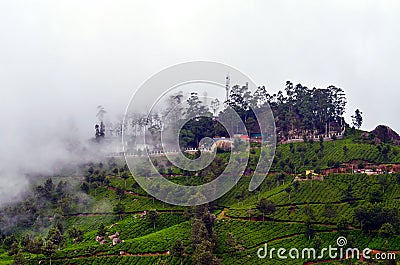 ONE OF THE TOP HILL STATIONS OF INDIA Stock Photo