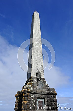 One Tree Hill Obelisk Stock Photo