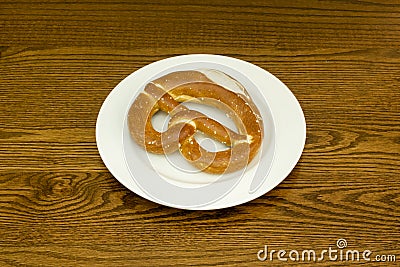 one type of cookie is baked and twisted into a bun, with a slightly salty taste. Stock Photo