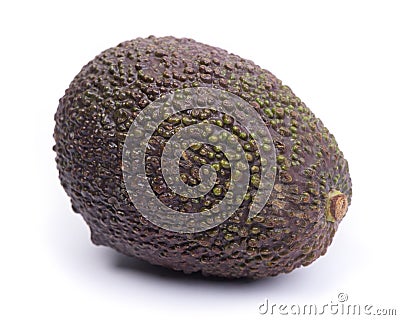 One whole avocado Stock Photo