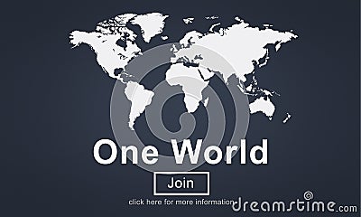 One World Peace Connection Relationship Interconnection Concept Stock Photo